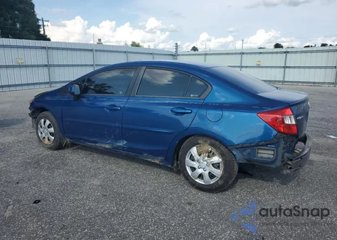2012 Honda Civic Lx z USA, uszkodzony, nr VIN 19XFB2F51CE082092